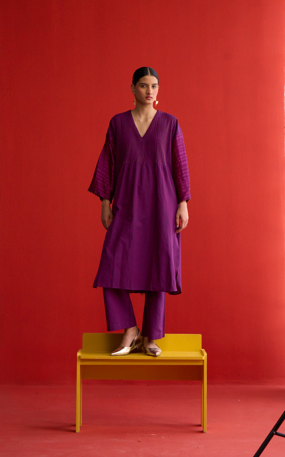 Shirin  Woven kaftan Kurta