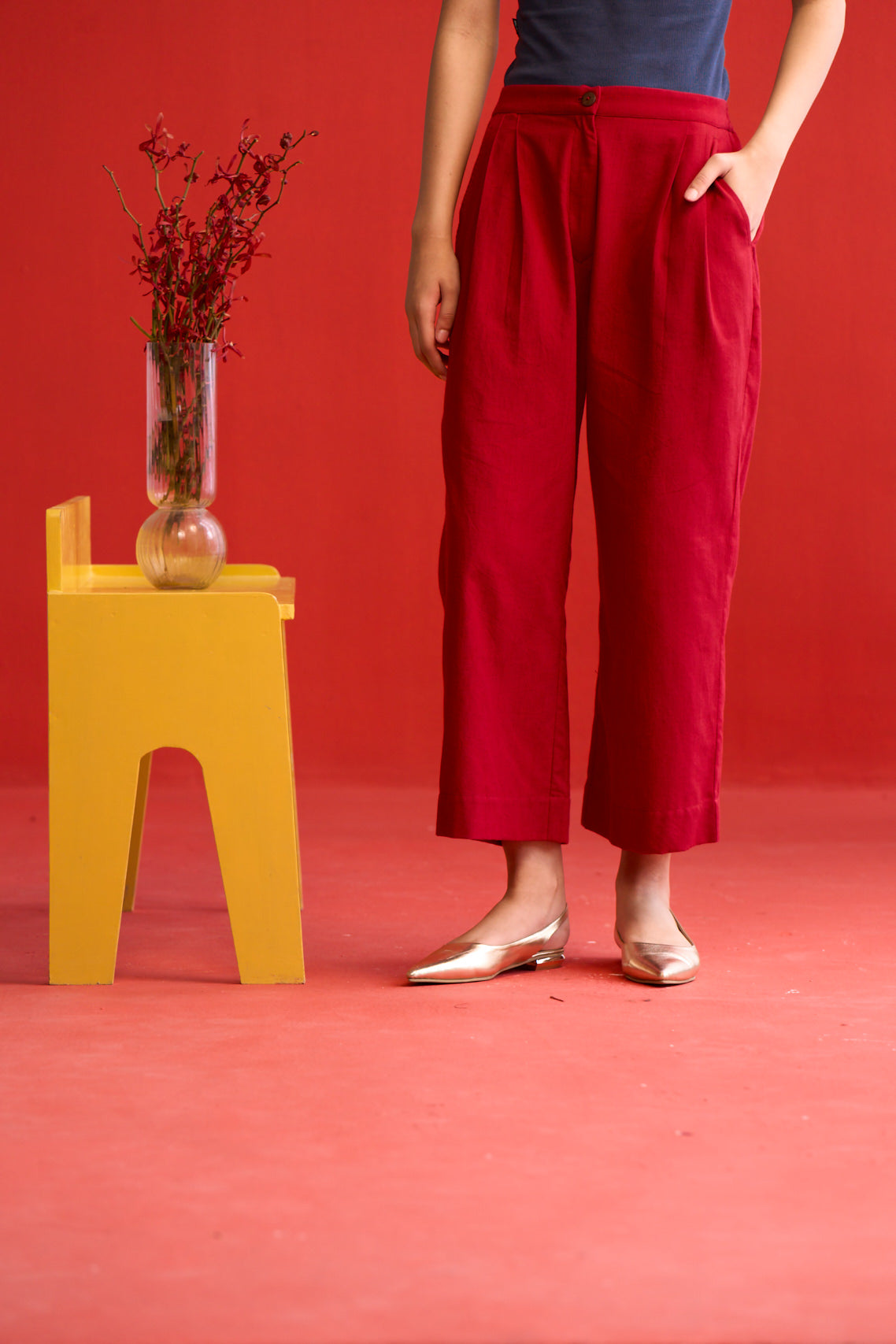Bahar straight fit pants