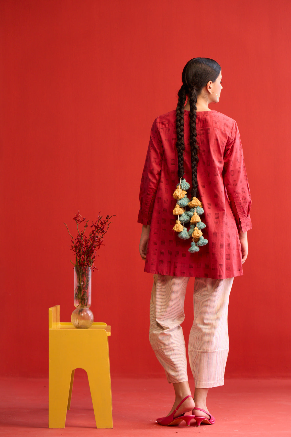 Golnar Hand printed Tunic & Pant set