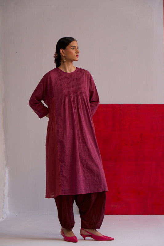Roya Watermark print kurta & Pant set