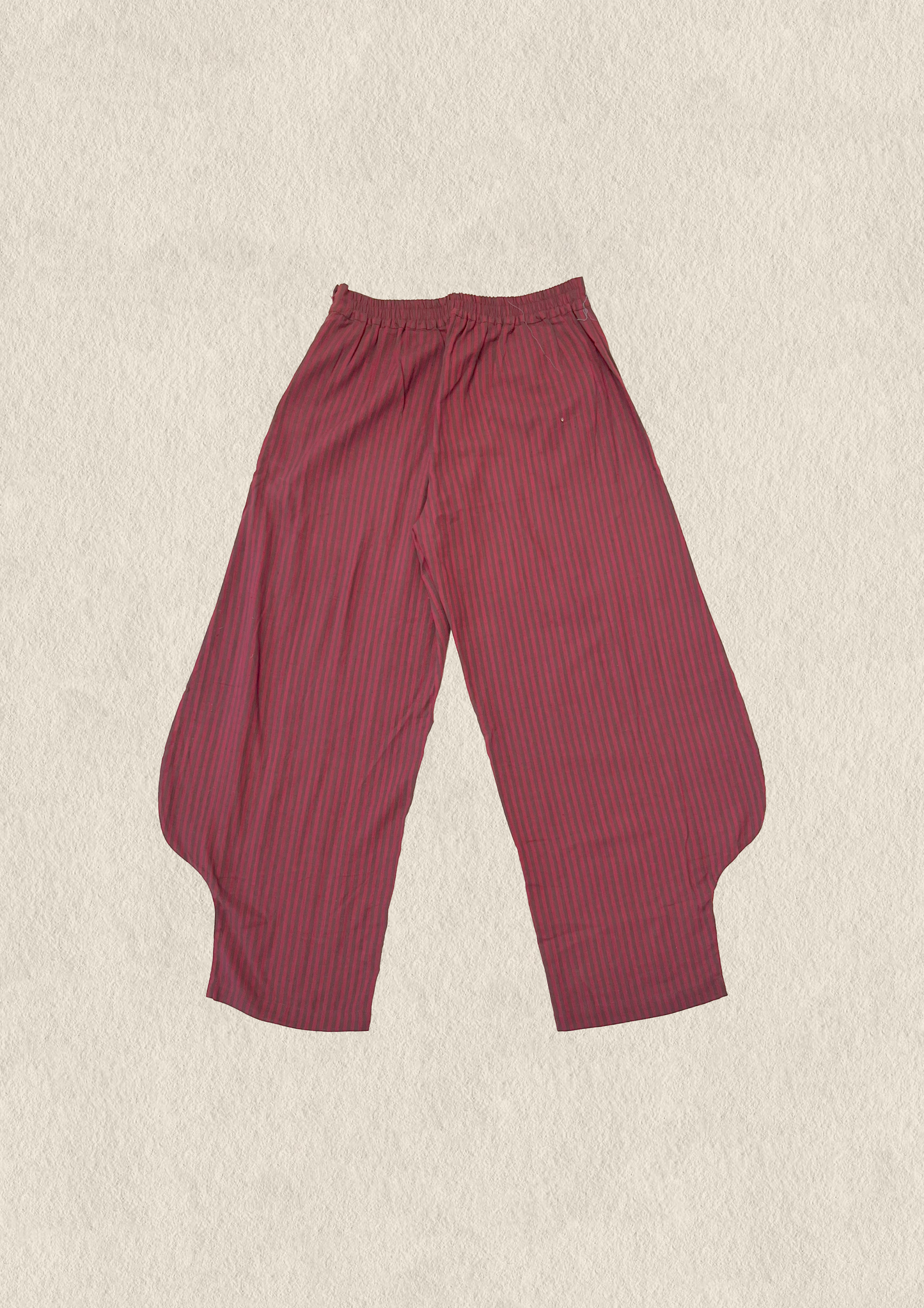 Handwoven Stripes Lobed Pants