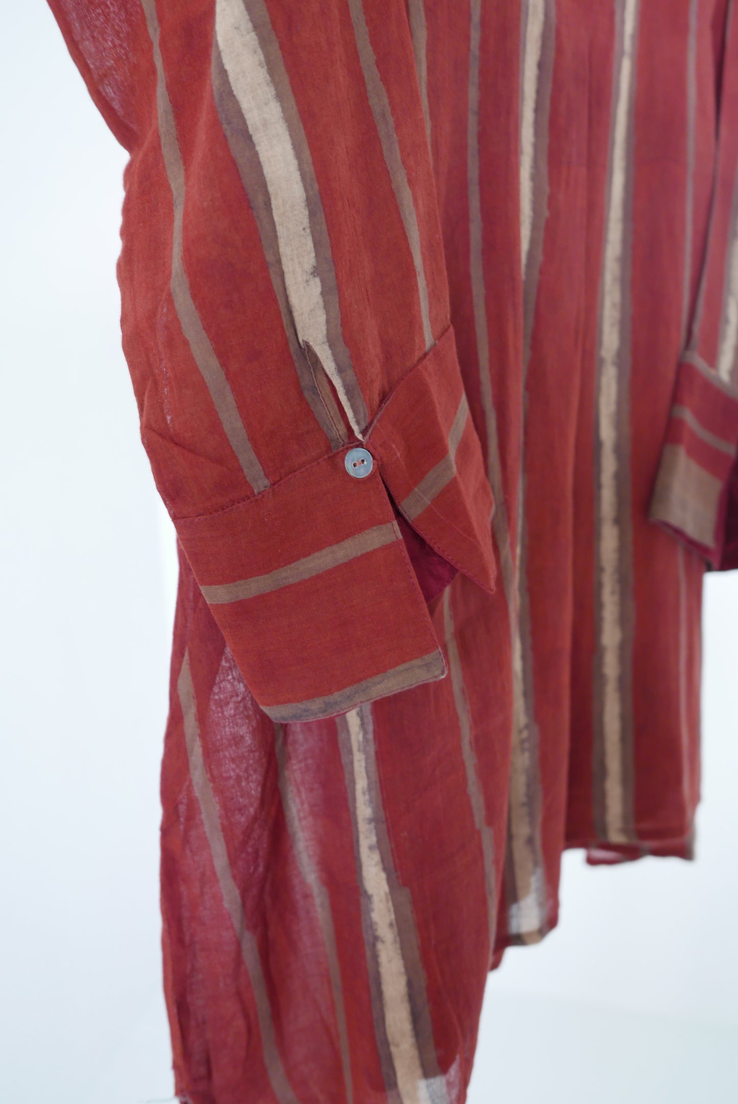 Aasma Madder Striped Tunic