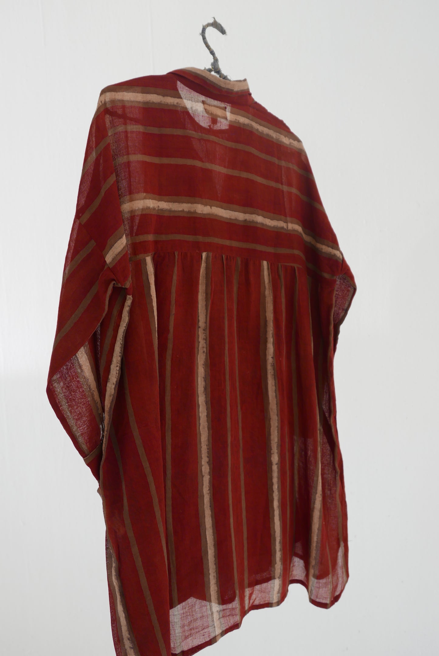 Aasma Madder Striped Tunic