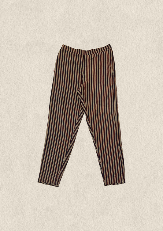 Ajrakh Stripe Slim Pants