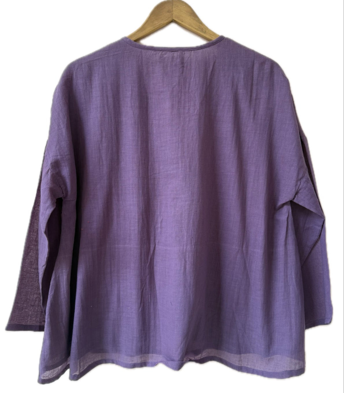 Gathered Neck mulmul top