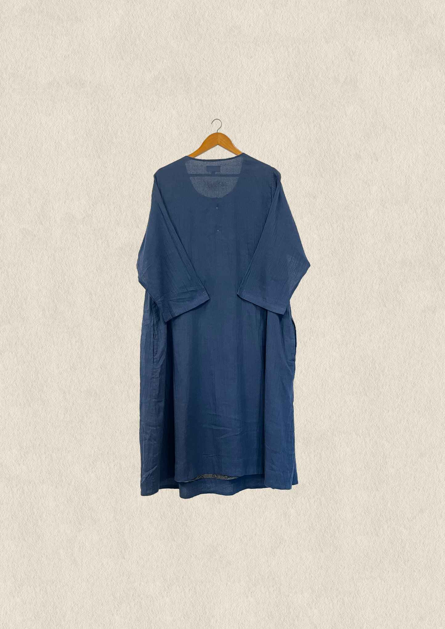 Pleated mulmul kurta