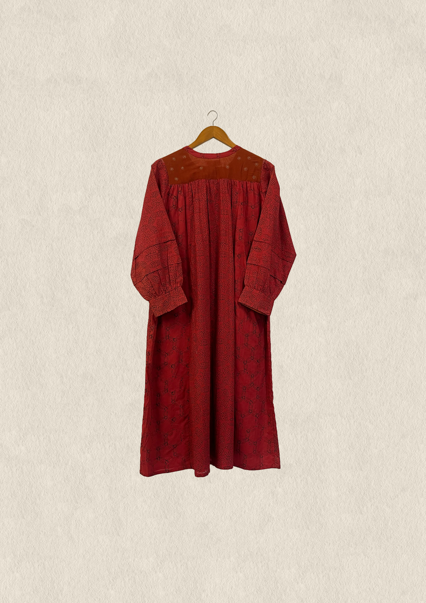 Bliss Printed Mulmul Paneled Tunic