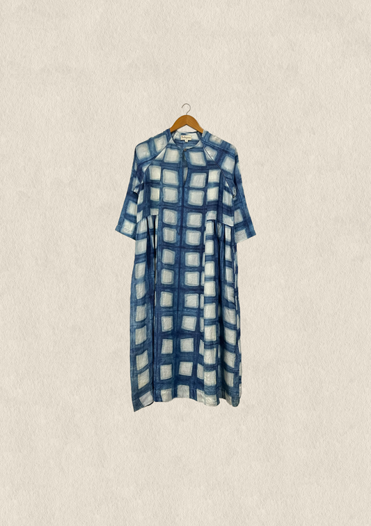 Lapis- Silk Dress