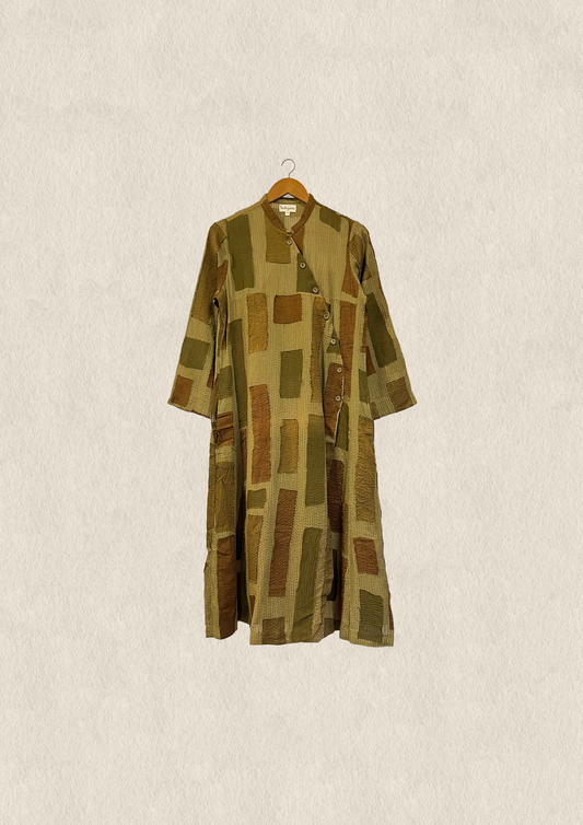 Boro Overlap Dress cum Jacket