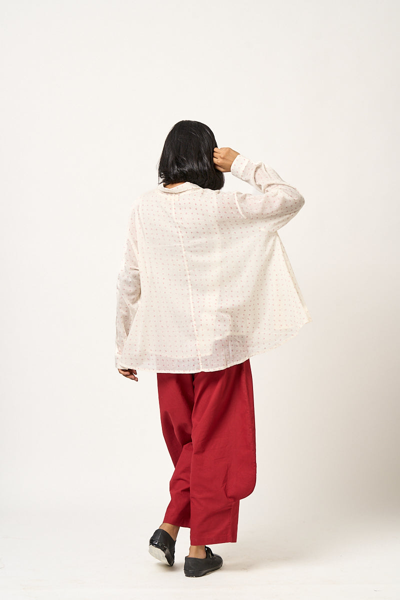 Flute Cotton Lobed Pants