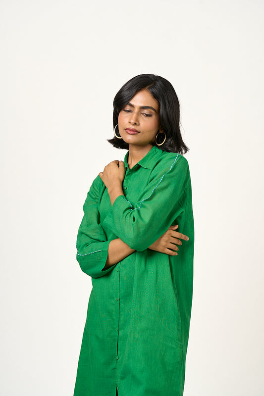 Shamrock green Oak Tunic