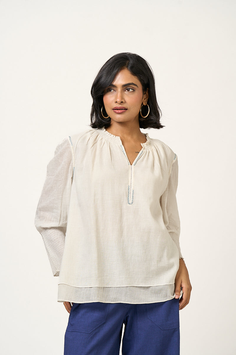 Bianca Top- Ivory
