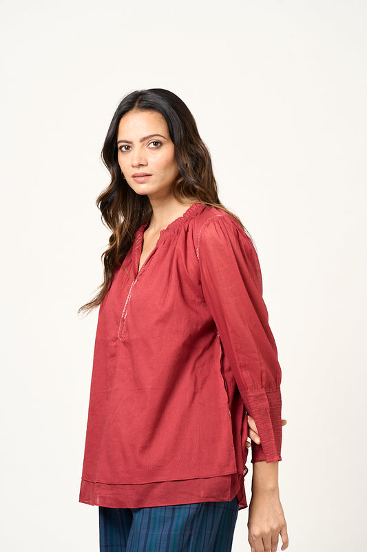 Bianca Top- Scarlet