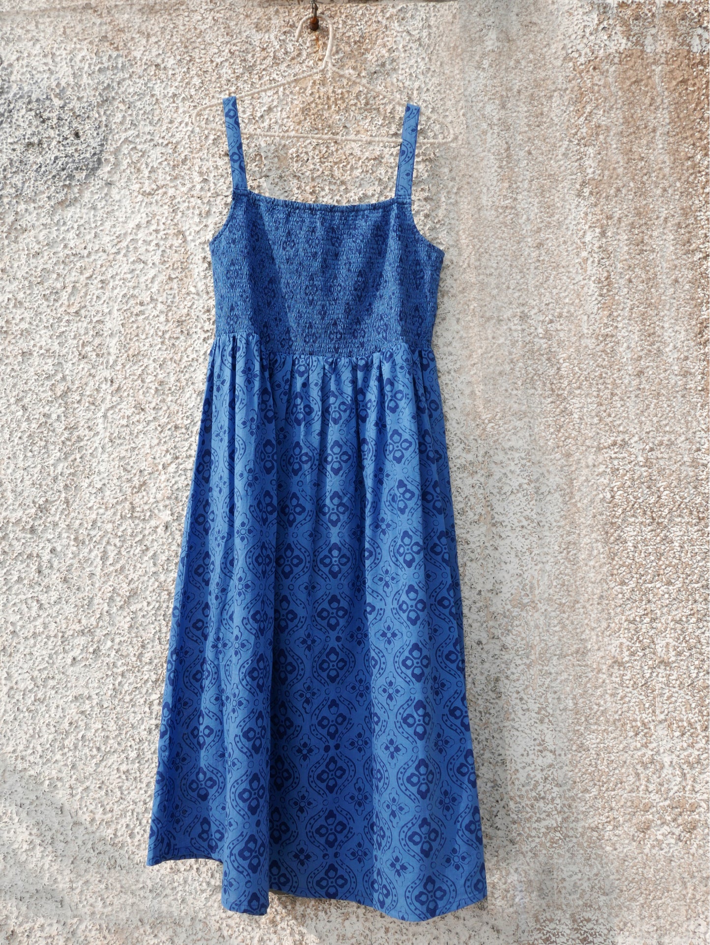 Anemone Smocked Slip Dress & Overlay