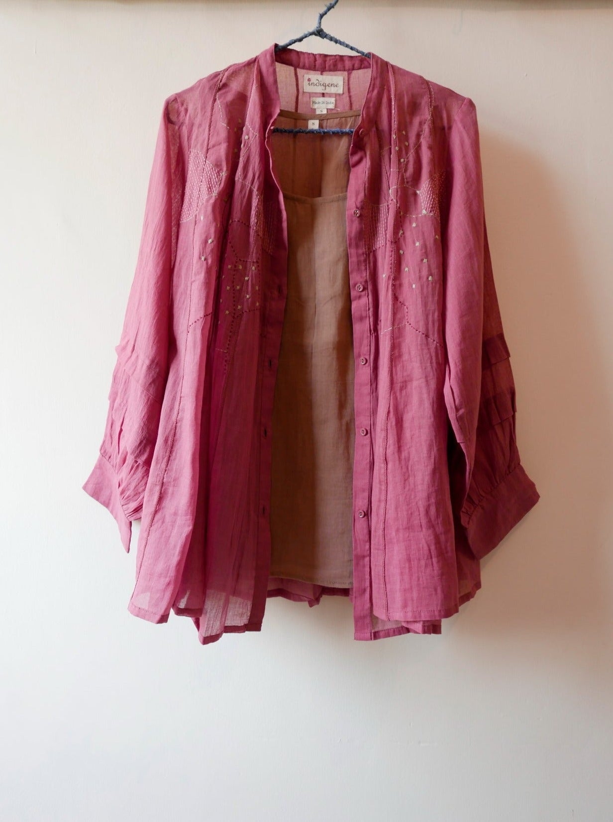 Ether Paneled Button down Tunic