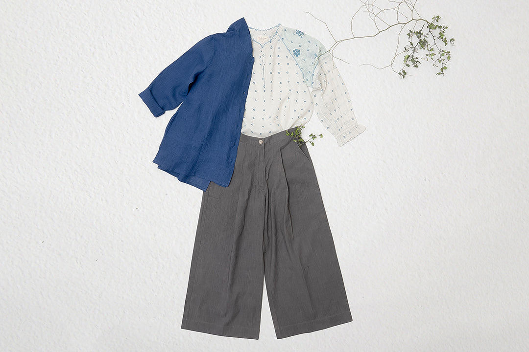 Noo-Saro Pleated Culottes (MADE TO ORDER)