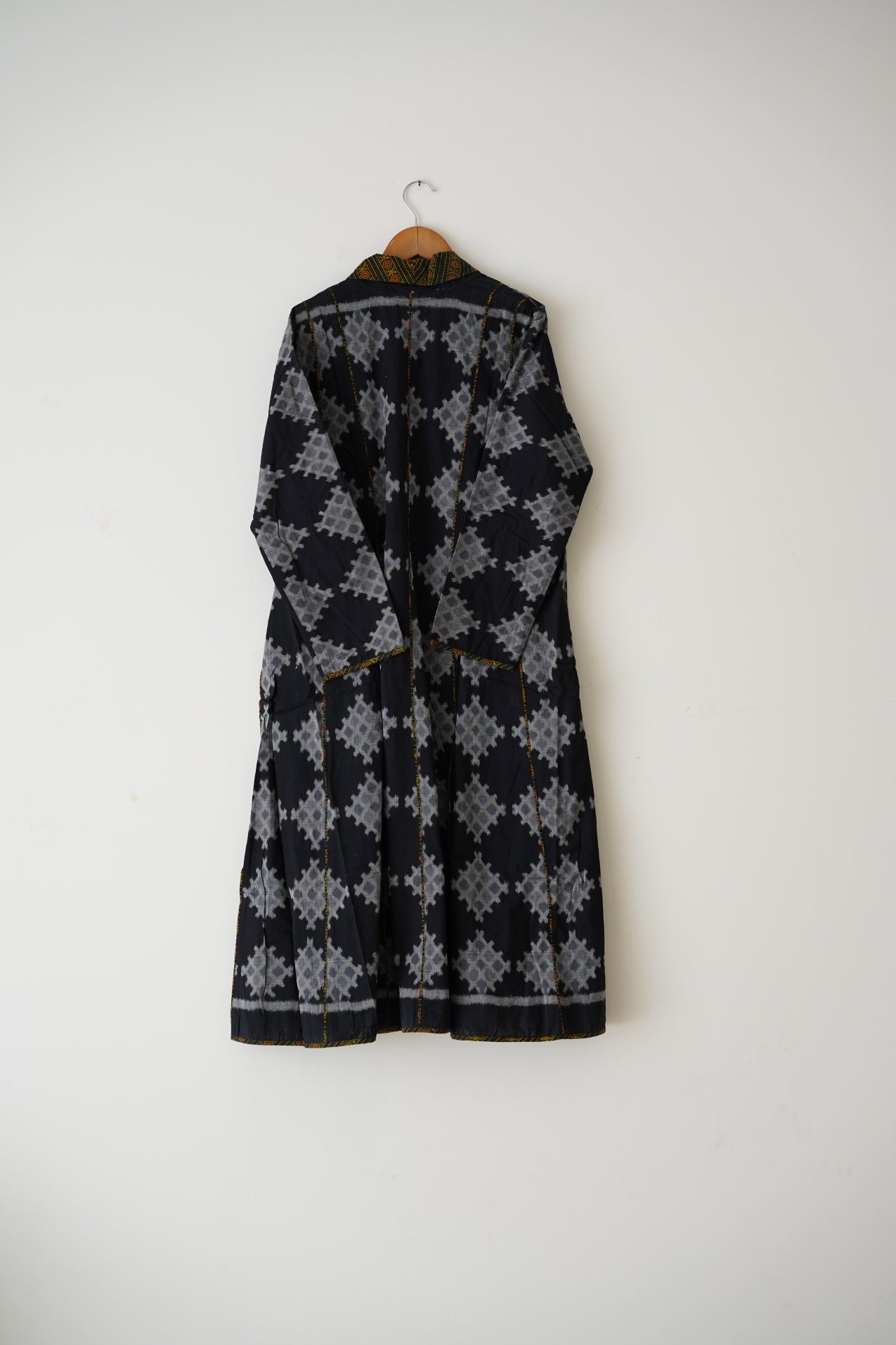 Chaukadi Boota Double Ikat Lapel Jacket