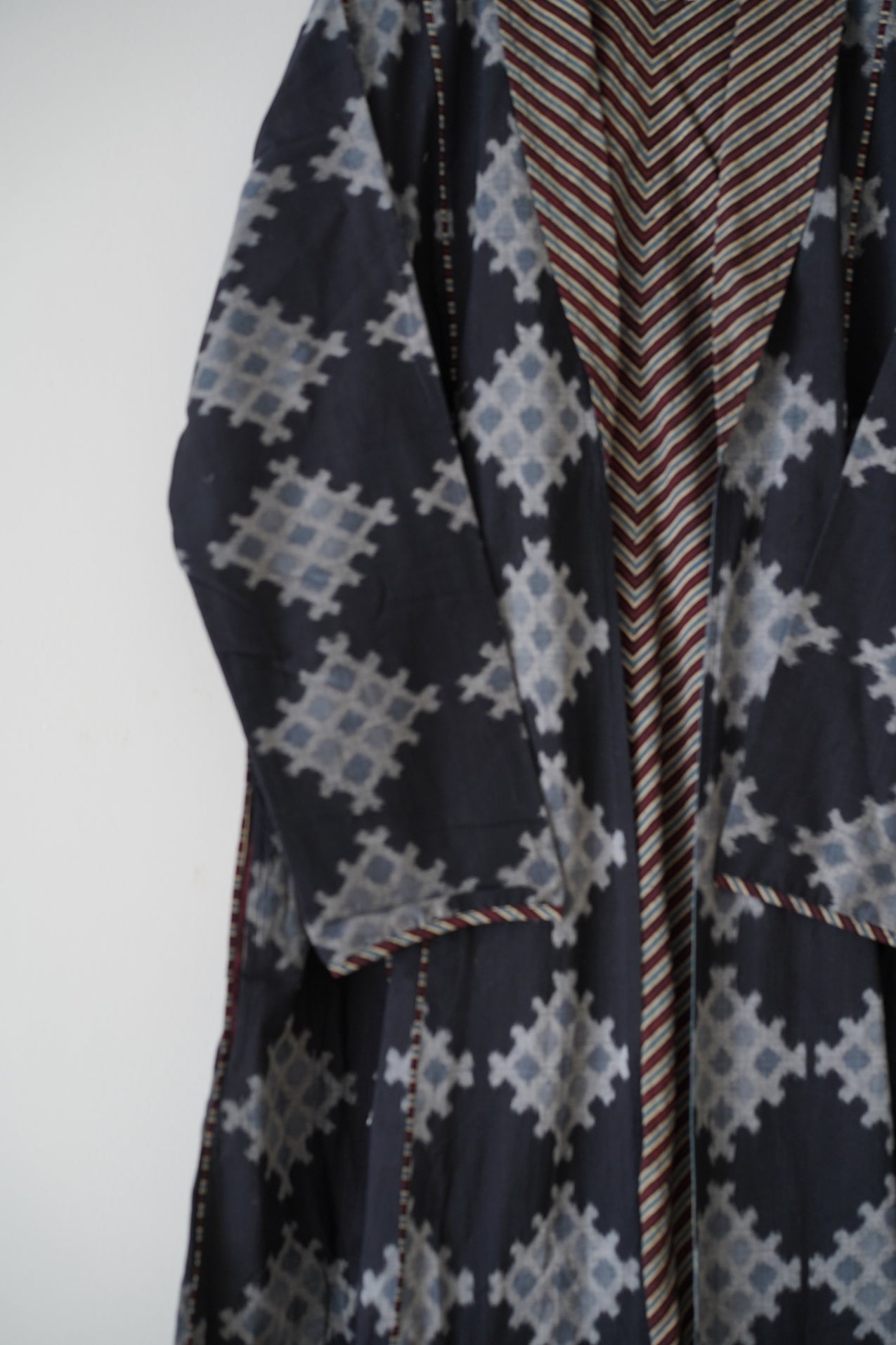 Chaukadi Boota Double Ikat Lapel Jacket