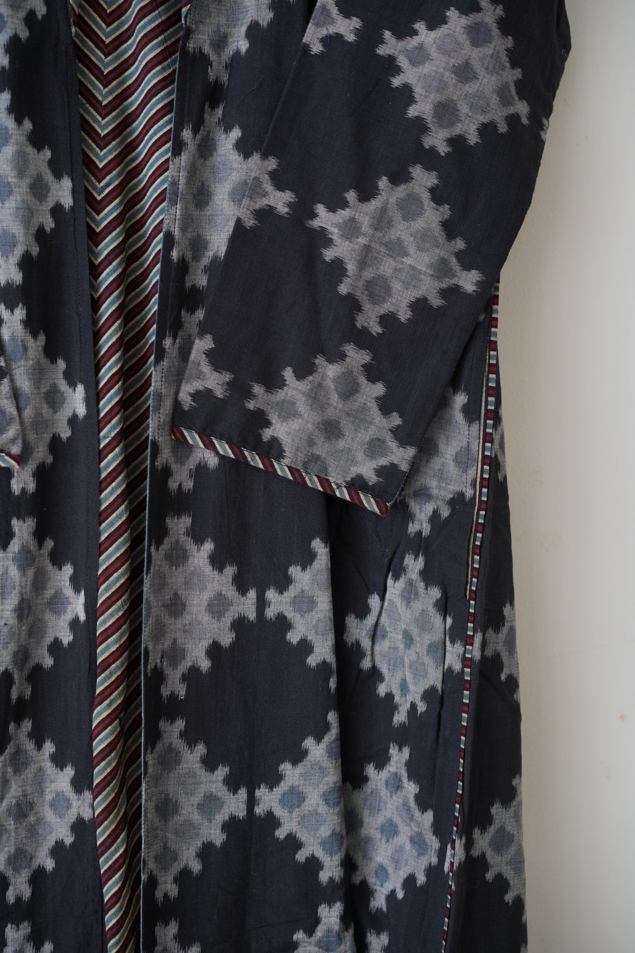 Chaukadi Boota Double Ikat Lapel Jacket